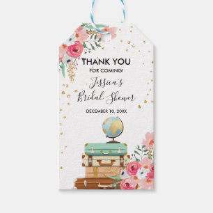 Mevrouw, dank u labels Vrijgezellenfeest Reizen Cadeaulabel