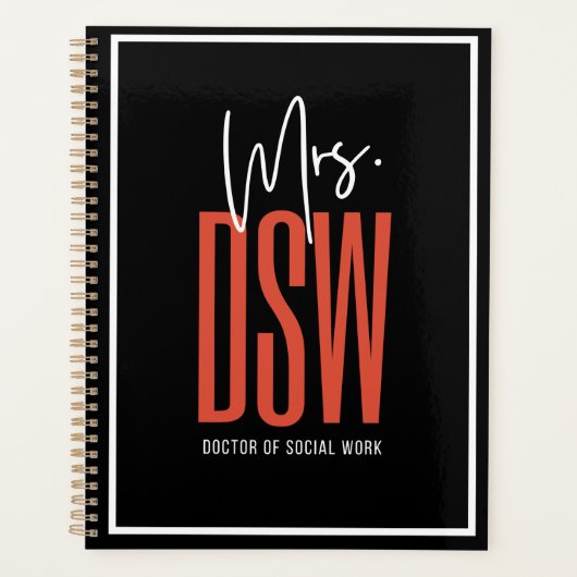 Mevrouw DSW Planner (Voorkant)