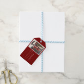 Mevrouw Fancy Santa Cadeaulabel (Met Touw)