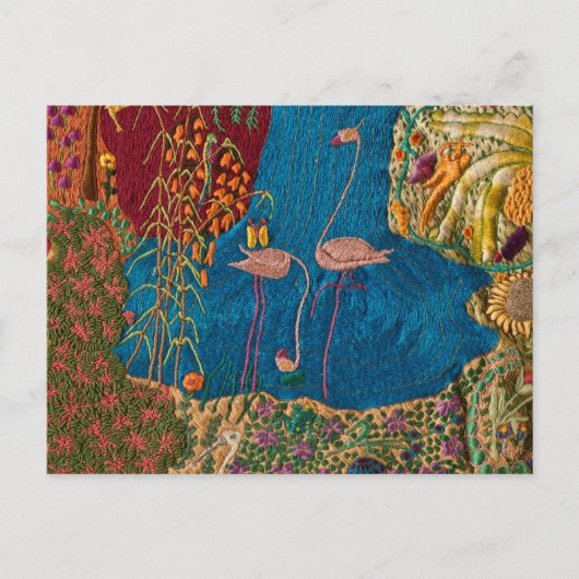 Mevrouw Flam en de heer Mingo Briefkaart (Voorkant)