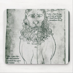 Mevrouw Fr 19093 fol.24v Lion en Porcupine Muismat