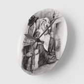 Mevrouw Gamp, van 'Charles Dickens: Een roddelaar Ronde Klok (Hoek)