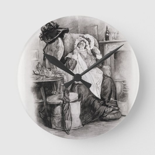 Mevrouw Gamp, van 'Charles Dickens: Een roddelaar Ronde Klok (Voorkant)
