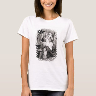 Mevrouw Gamp, van 'Charles Dickens: Een roddelaar T-shirt