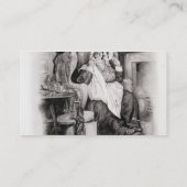 Mevrouw Gamp, van 'Charles Dickens: Een roddelaar  Visitekaartje (Achterkant)
