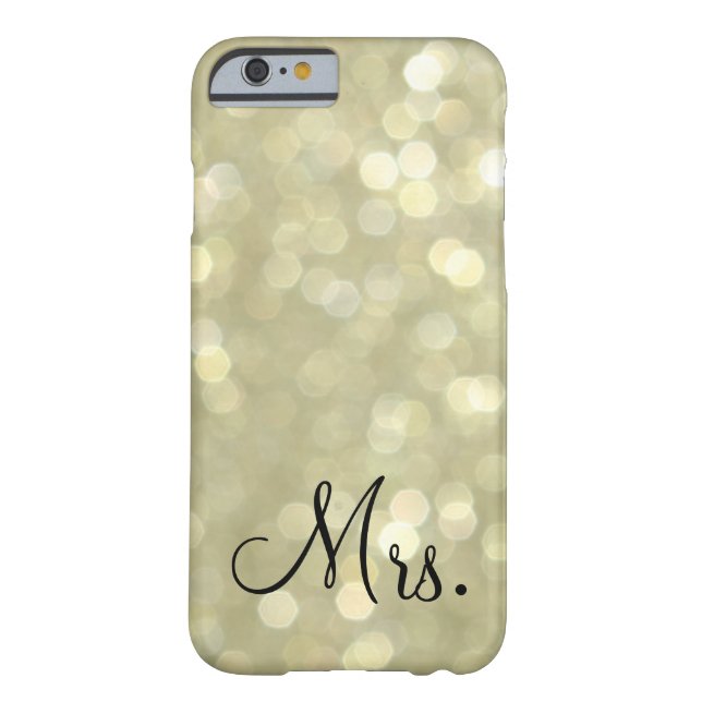 Mevrouw Gold iPhone 6 Hoesje (Achterkant)