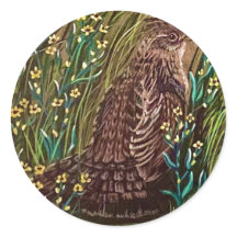 Mevrouw Grouse Sticker