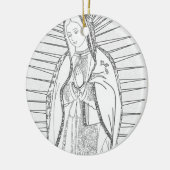 mevrouw guadalupe keramisch ornament (Links)