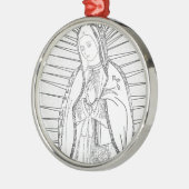 mevrouw guadalupe metalen ornament (Links)