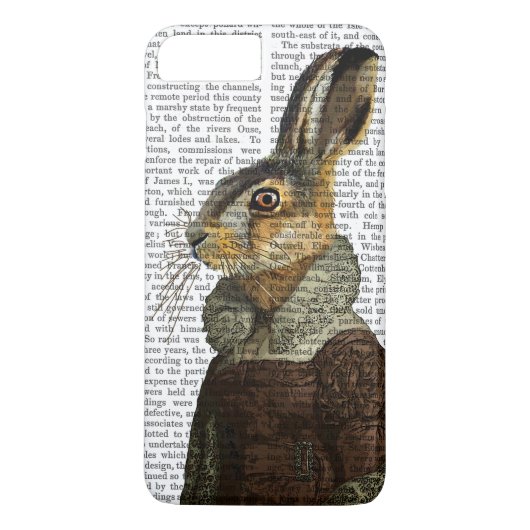 Mevrouw Hare Portrait Case-Mate iPhone Case (Achterkant)