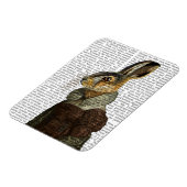 Mevrouw Hare Portrait Magneet (Linkerzijde)