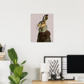Mevrouw Hare Poster (Thuiskantoor)