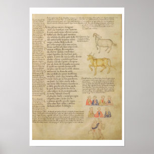 mevrouw Italien 87 fol.171 Pagina ter illustratie Poster