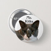 Mevrouw Kitka Pin 2.0 Ronde Button 5,7 Cm (Voorkant /achterkant)