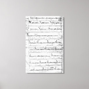 Mevrouw Latijns Christus Vincit Canvas Afdruk