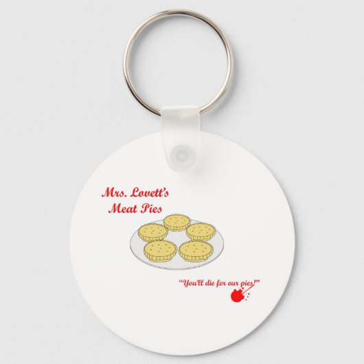 Mevrouw Lovetts Pie Shop Sleutelhanger (Voorkant)