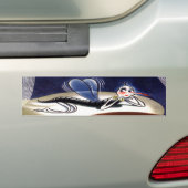 mevrouw Malaria Mosquito Bumpersticker (Op auto)