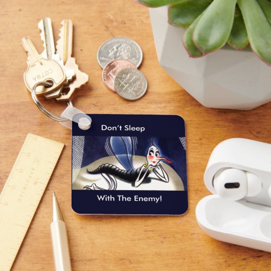 mevrouw Malaria Mosquito Sleutelhanger (Bureau)