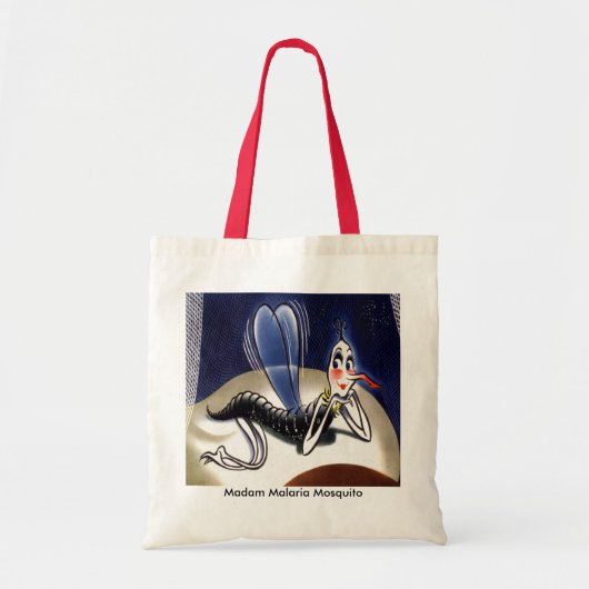  mevrouw Malaria Mosquito Tote Bag (Voorkant)
