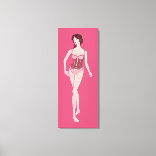 mevrouw mannequin canvas afdruk (Voorkant)