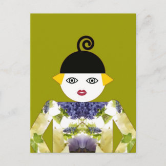 Mevrouw Martzkin Blooming Briefkaart © 2012 M. Mar