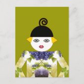 Mevrouw Martzkin Blooming Briefkaart © 2012 M. Mar (Voorkant)