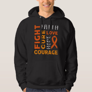 mevrouw Multiple Sclerose Bewustmaking Faith Fight Hoodie