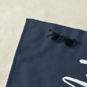 Mevrouw Nieuwe Naam Bruid Trouw Honingmoon Strandlaken (In situ)