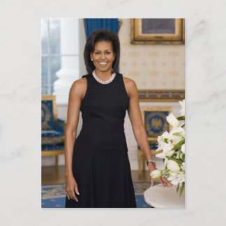 Mevrouw ObamaPortrait Briefkaart
