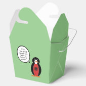 Mevrouw Penguin Albanese vlag praat Bedankdoosjes (Geopend)