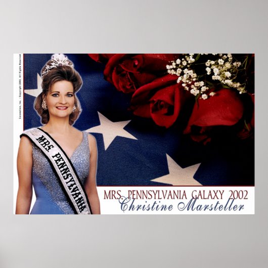 Mevrouw Pennsylvania Galaxy 2002 - lt. Blauw Poster (Voorkant)