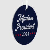 Mevrouw President 2024 I - Kamala Harris Ornament (voorkant)