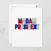Mevrouw President Briefkaart (Voorkant / Achterkant)
