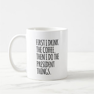 Mevrouw President, Grappig Cadeau Voor Nieuwe Pres Koffiemok