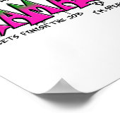 Mevrouw President Kamala Harris 2024 Poster (Hoek)