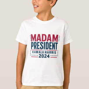 Mevrouw President Kamala Harris 2024 Stem Democrat T-shirt