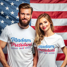 Mevrouw President Kamala Harris Typografische verk