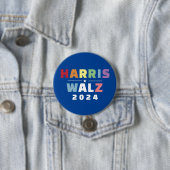 MEVROUW PRESIDENT KAMALA HARRIS WALZ 2024 RONDE BUTTON 7,6 CM (In situ)