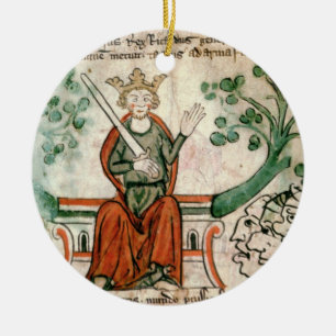 Mevrouw Royal 20 A11 Richard I (1157-99) (The Lion Keramisch Ornament