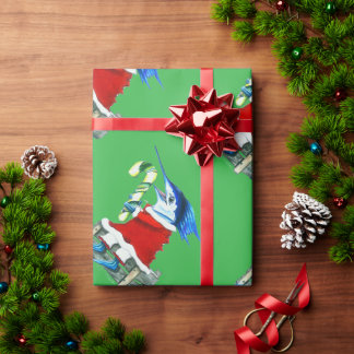 Mevrouw Sailfish Claus Cadeaupapier