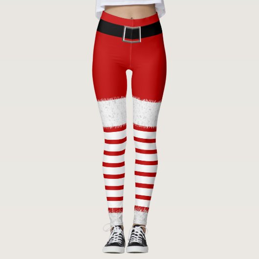 Mevrouw Santa Claus Leggings (Voorkant)