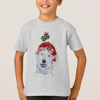 Mevrouw Santa Labradoedle Kinder T-shirt