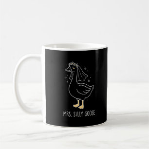 Mevrouw Silly Goose Speelse Bruid Humor Trouwen Koffiemok