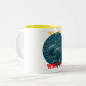 Mevrouw Steffie Tweekleurige Koffiemok (Voorkant links)