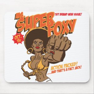 Mevrouw Super Foxy Muismat