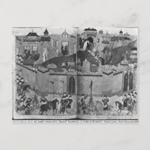 mevrouw Suppl PersanMongols onder leiding van Briefkaart