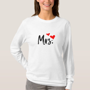 Mevrouw T-Shirt - Love Statement T-shirt met Sweet