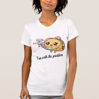 Mevrouw Taco is met zijn man oftewel probleem T-shirt