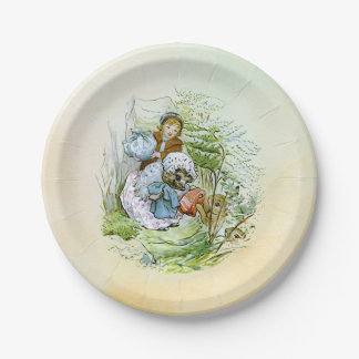 Mevrouw Tiggy-Winkle 6 Papieren Borden Bordje