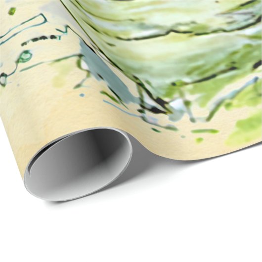 Mevrouw Tiggy-Winkle 6 Papieren Borden Cadeaupapier (Rol Hoek)